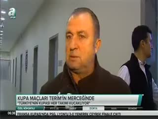 Kupa maçları Terim'in merceğinde