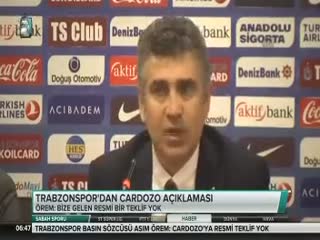 Trabzonspor'dan Cardozo açıklaması