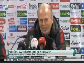 Denizli: Doğru yaptığımız çok şey olmadı