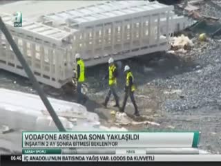 Vodafone Arena'da sona yaklaşıldı