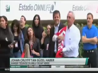Johan Cruyff'tan güzel haber