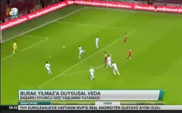 Burak Yılmaz'a duygusal veda!