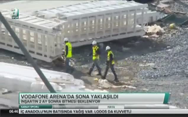 Vodafone Arena'da sona yaklaşıldı