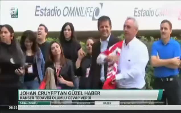 Johan Cruyff'tan güzel haber