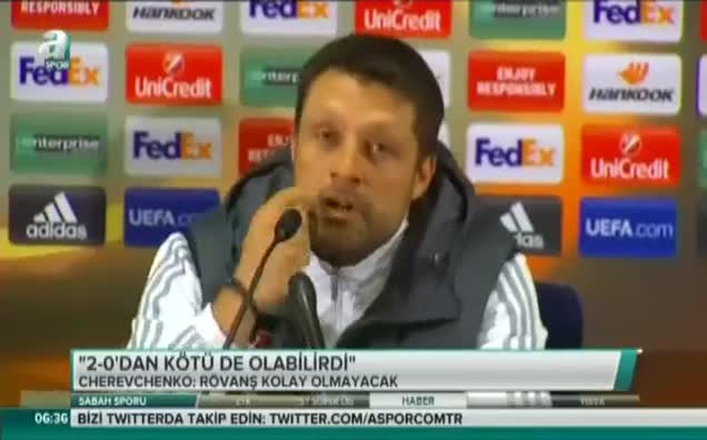 Igor Cherevchenko: 2-0'dan bile kötü olabilirdi