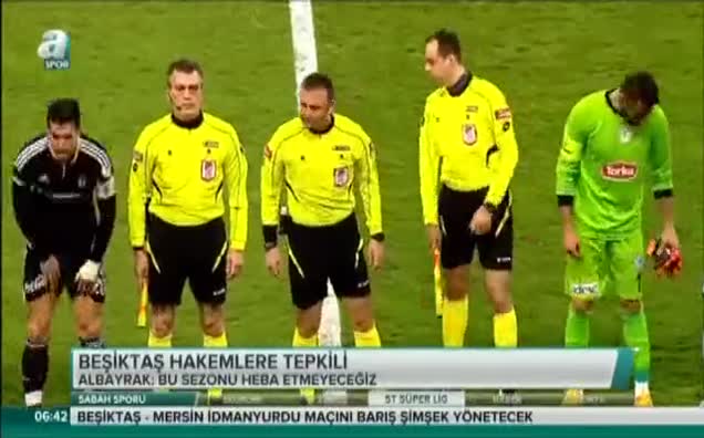 Beşiktaş hakemlere tepkili