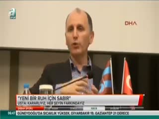 'Yeni bir ruh için sabır'