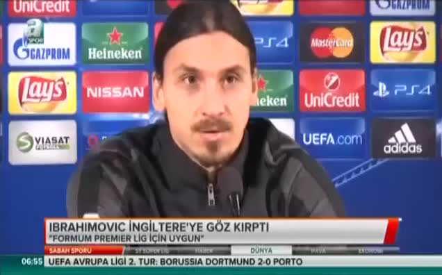 Ibrahimovic İngiltere'ye göz kırptı