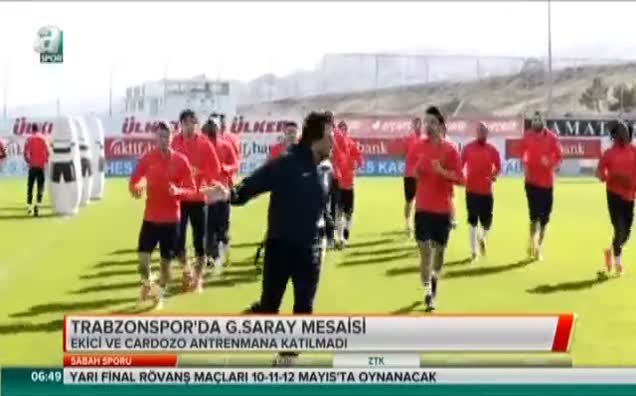 Trabzonspor'da Galatasaray mesaisi