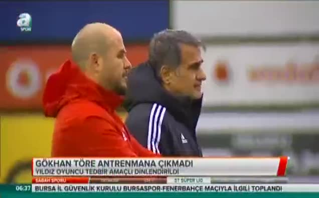 Gökhan Töre antrenmana çıkmadı