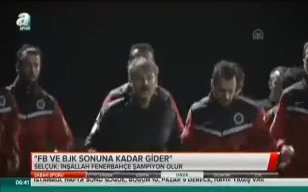 Selçuk: İnşallah Fenerbahçe şampiyon olur