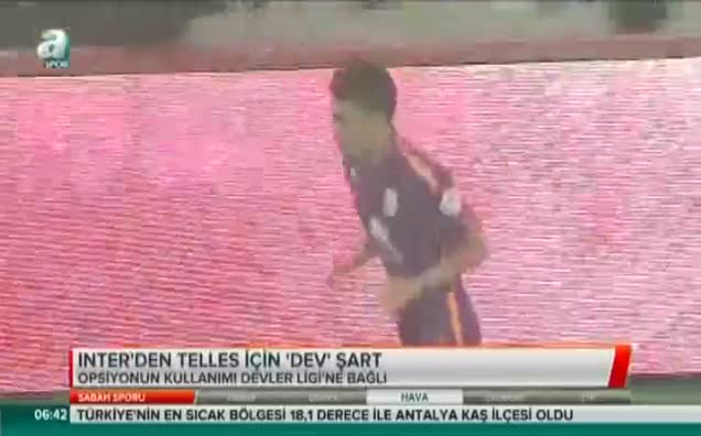 Inter'den Telles için 'Dev' şart