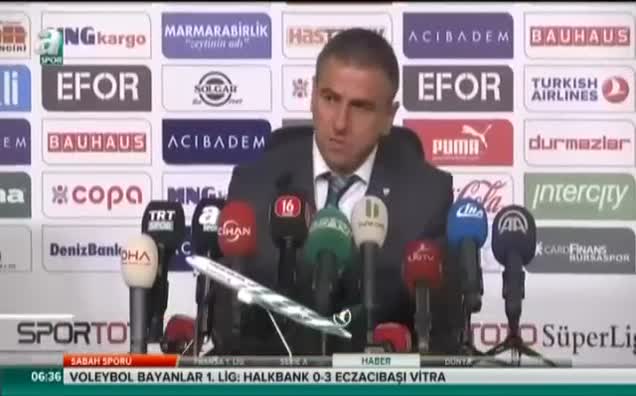 Hamzaoğlu: FB oyun olarak bizden üstündü