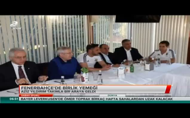 Fenerbahçe'de birlik yemeği