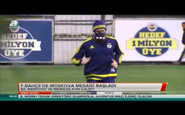 F.Bahçe'de Moskova mesaisi başladı