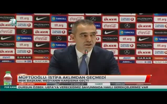 Müftüoğlu: İstifa aklımdan geçmedi