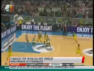 Fenerbahçe Top 16'da ilk kez yenildi