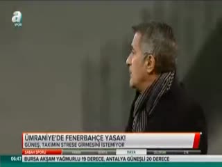 Ümraniye'de Fenerbahçe yasak!