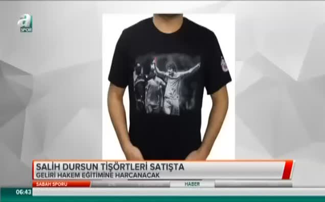 Salih Dursun tişörtleri satışta