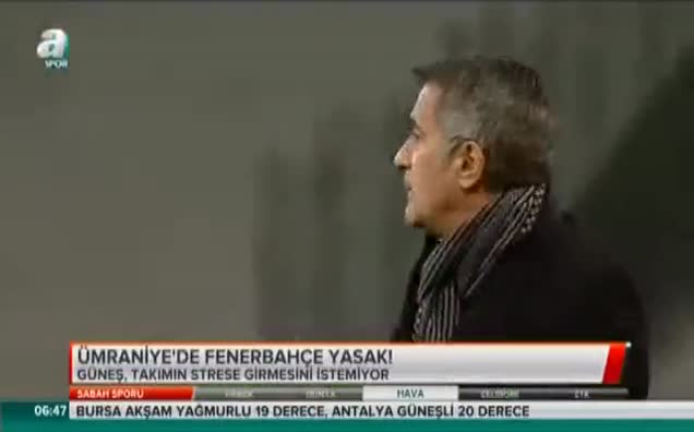 Ümraniye'de Fenerbahçe yasak!