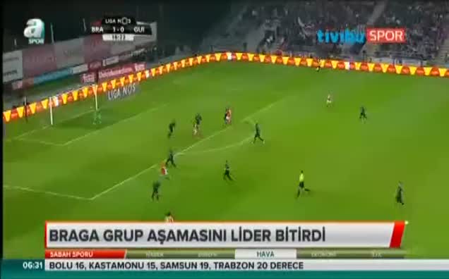 Braga grup aşamasını lider bitirdi