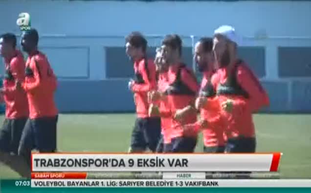 Trabzonspor'da 9 eksik var!