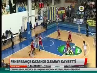 Fenerbahçe kazandı, Galatasaray kaybetti