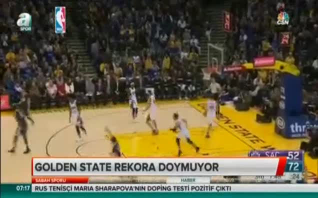 Golden State rekora doymuyor