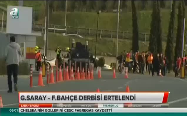 Derbi güvenlik nedeniyle ertelendi