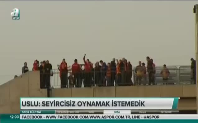 Uslu: Seyircisiz oynamak istemedik