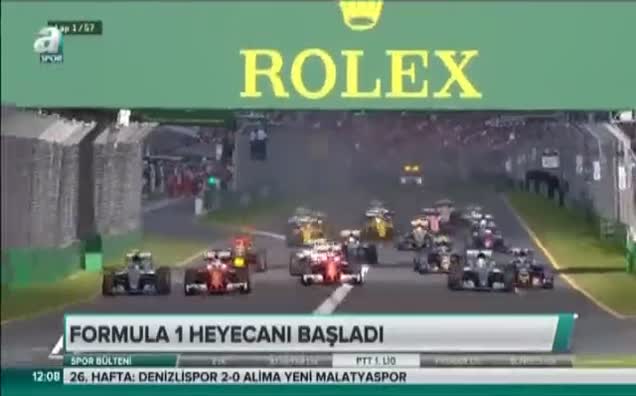Formula 1 heyecanı başladı