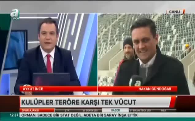 Vodafone Arena'dan ilk canlı yayın
