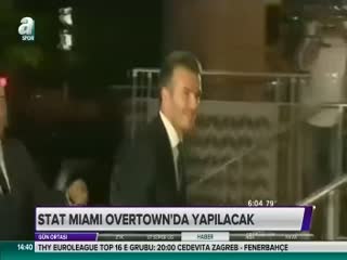 Beckham stat arazisi satın aldı