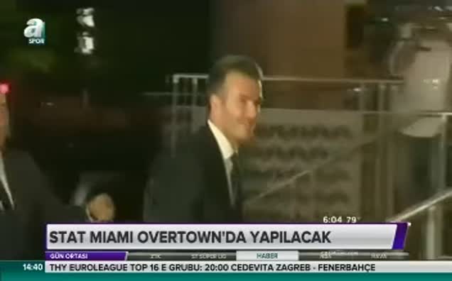 Beckham stat arazisi satın aldı