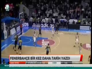 Fenerbahçe bir kez daha tarih yazdı