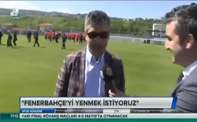 Fenerbahçe'yi yenmek istiyoruz