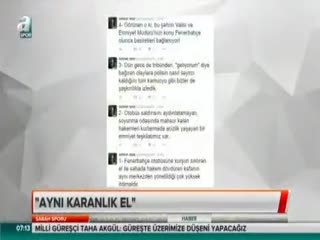 "Aynı karanlık el"