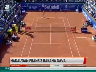 Nadal, Fransız bakanı affetmedi
