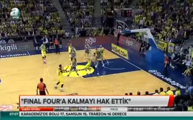 "Final Four'a kalmak büyük başarı"