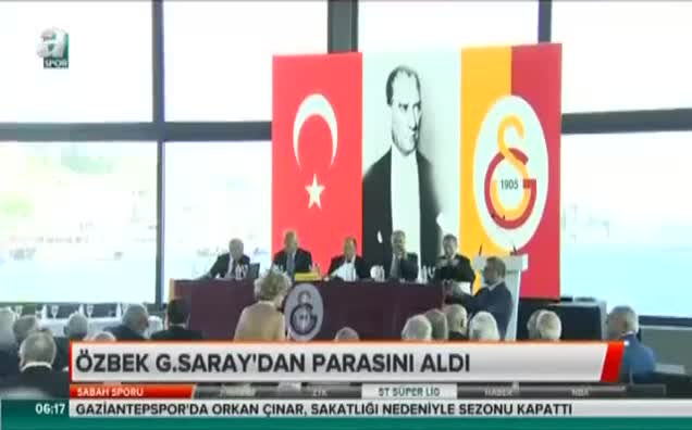 Özbek G.Saray'dan parasını aldı