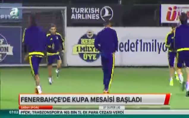 Fenerbahçe'de kupa mesaisi başladı