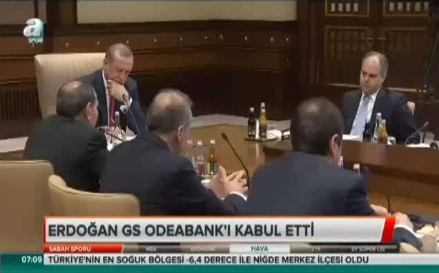Erdoğan'ın GS Odeabank'ı kabulü
