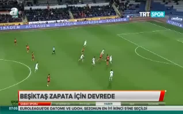 Beşiktaş Zapata için devrede