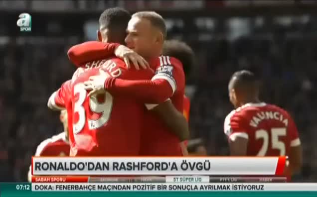 Ronaldo'dan Rashford'a övgü