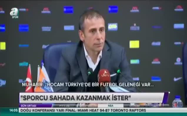 ''Sporcu sahada kazanmak ister''
