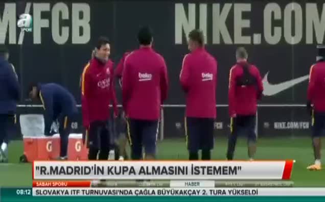 Messi'den Real Madrid'e gönderme