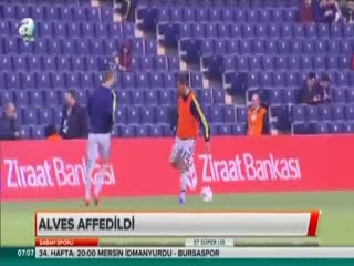 Alves affedildi