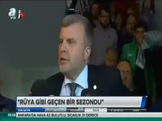 Rüya gibi geçen bir sezondu