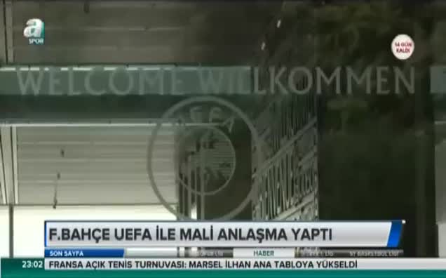 Fenerbahçe UEFA ile anlaşma imzaladı