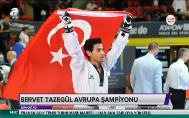 Servet Tazegül avrupa şampiyonu oldu!